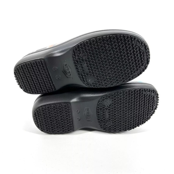 Crocs Neria Pro Clogs Womens Size 6 Colorful Tie Dye Slip On Work Nurse Shoes - Picture 9 of 12